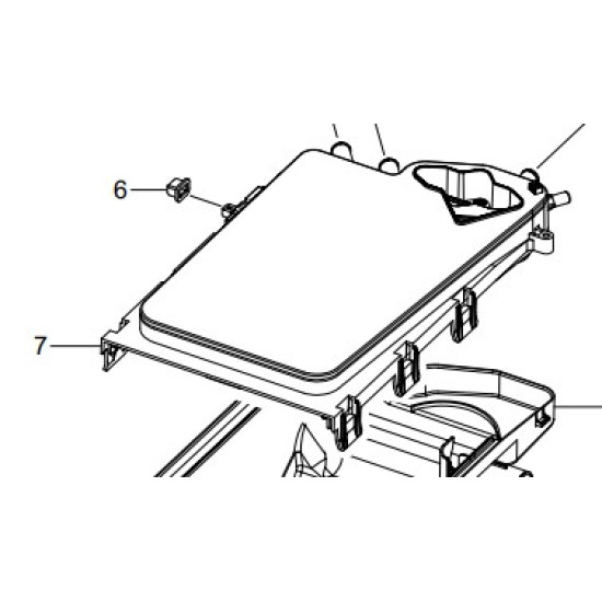 Samsung Washing Machines - Washing Machine S.Housing Drawer DC97-16006A by samsungparts.nz Samsung Laundry-Washing Machine S.Housing Drawer Spare Replacement Parts from samsungparts.nz