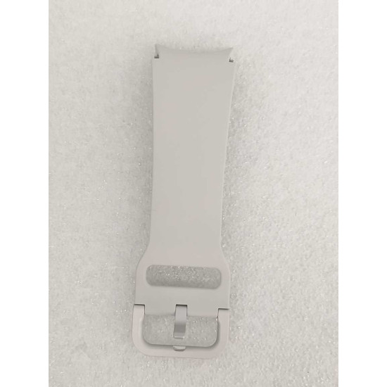 GH82-33009A | Galaxy Watch 4 / 6 Silver Rubber Buckle Strap GH82-33009A | Galaxy Watch 4 / 6 Silver Rubber Buckle Strap