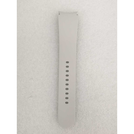 GH82-33010A | Galaxy Watch 4 / 6 Silver M-L Rubber Hole Strap